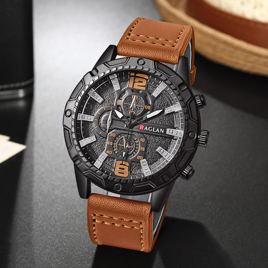 Wal-Joy WJ079 Leather Quartz Watch