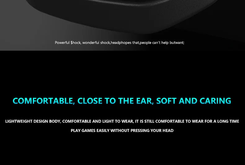 EOENKK Wired USB Gaming Headphones