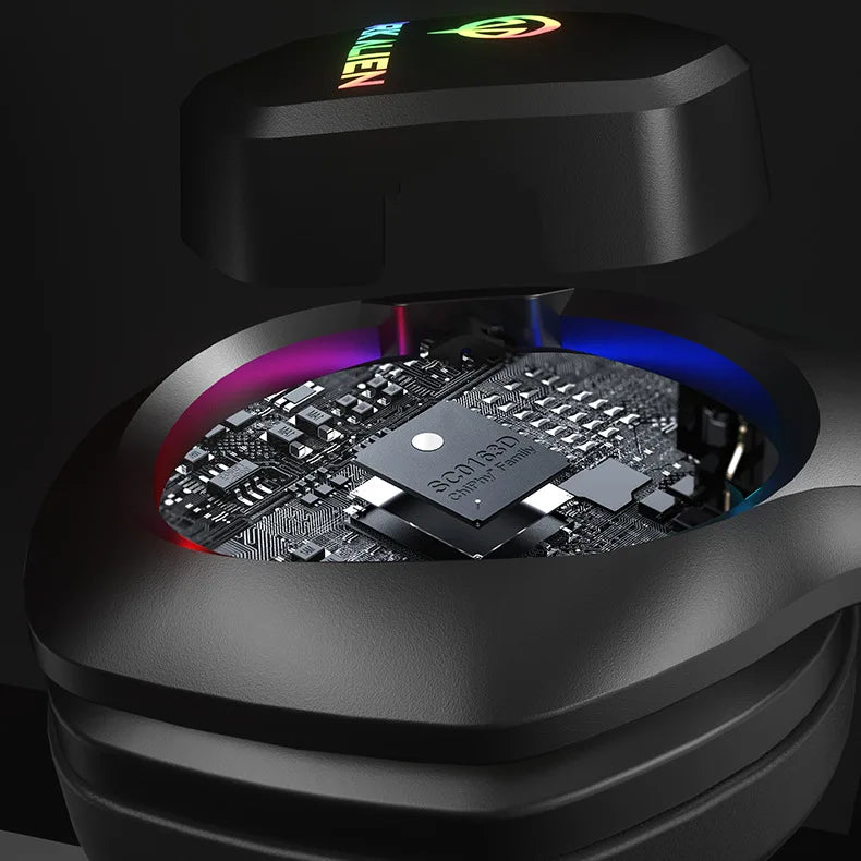 EOENKK Wired USB Gaming Headphones