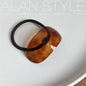 Semicircle Buckle Ponytail Holder