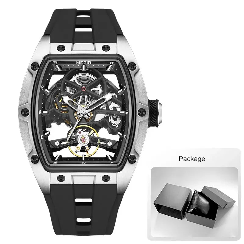 MEGIR Mechanical Skeleton Watch