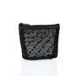 Transparent Heart Mesh Cosmetic Bag