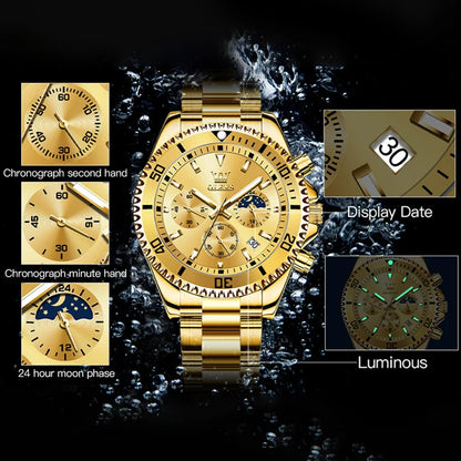 OLEVS Watch with Moon Phase & Date