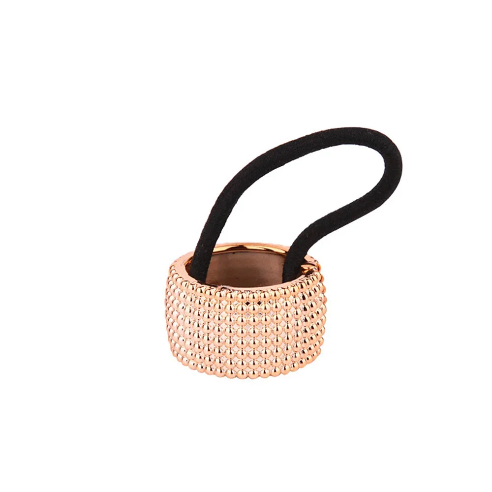 Semicircle Buckle Ponytail Holder