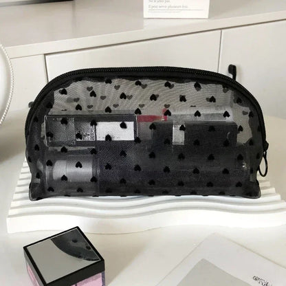 Clear Mesh Cosmetic Bag