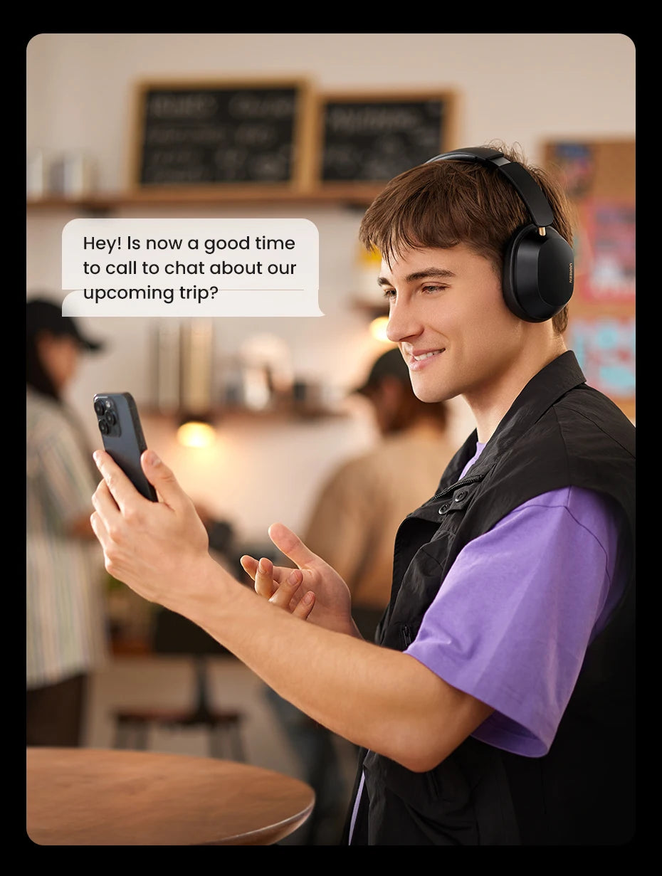 UGREEN Wireless & Wired Headphones with ANC