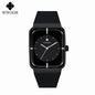 WWOOR Luxury Rectangle Silicone Watch