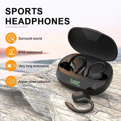 Bluetooth 5.3 Wireless Earphones with Voice Assistant & Wireless Charging