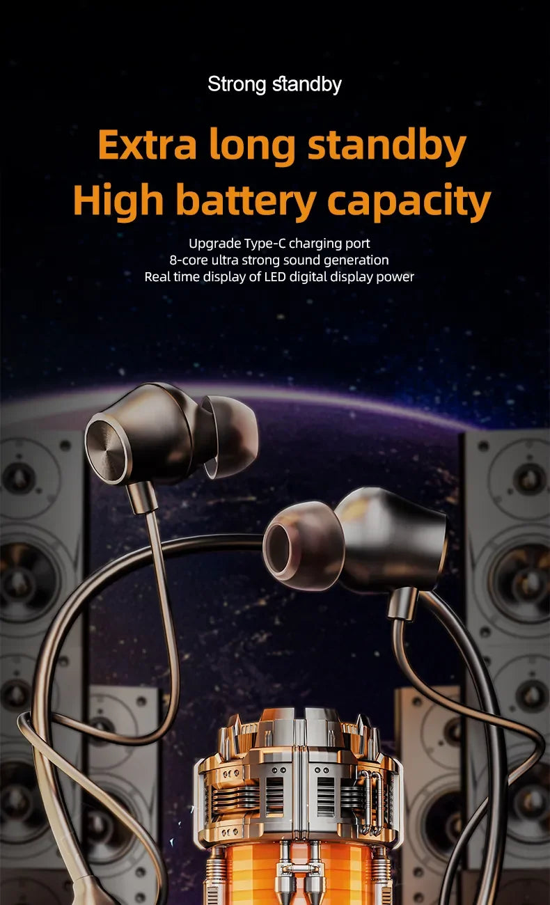 Wireless Bluetooth In-Ear Earphones with Mic