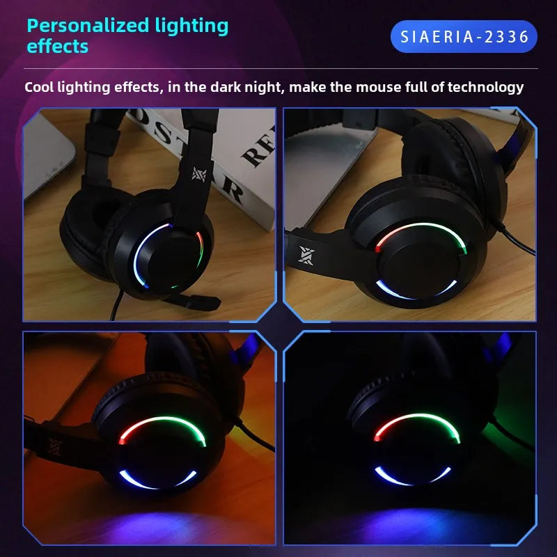 XIAOKOA Wired Over-Ear Headphones