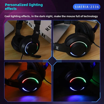 XIAOKOA Wired Over-Ear Headphones