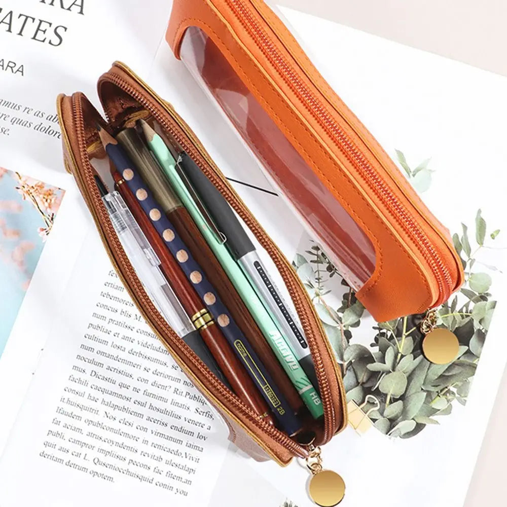 Portable PU Makeup Brush & Toiletry Organizer Bag