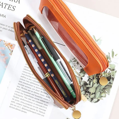 Portable PU Makeup Brush & Toiletry Organizer Bag