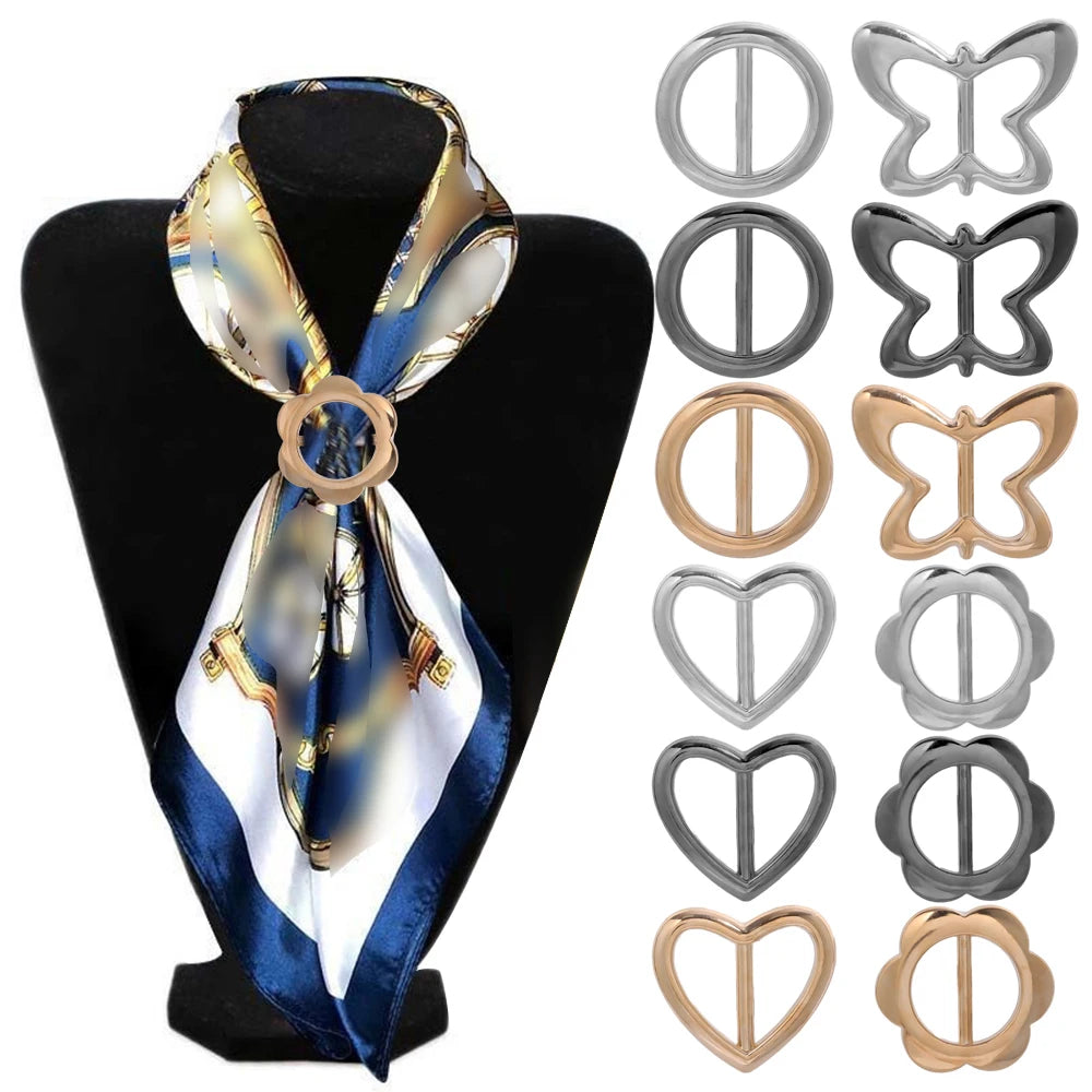 4-in-1 Fashion Scarf & Shirt Brooch