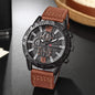 Wal-Joy WJ079 Leather Quartz Watch