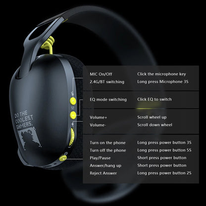 ALLOYSEED Wireless & Wired Headphones with Active Noise Cancellation & Hybrid Sound Technology