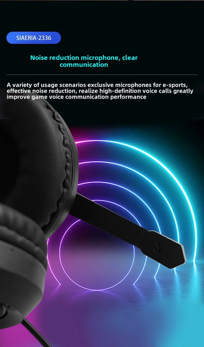 XIAOKOA Wired Over-Ear Headphones
