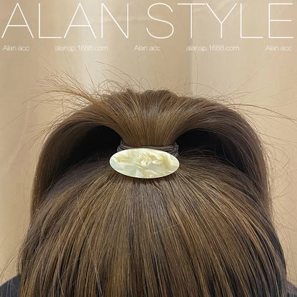 Semicircle Buckle Ponytail Holder