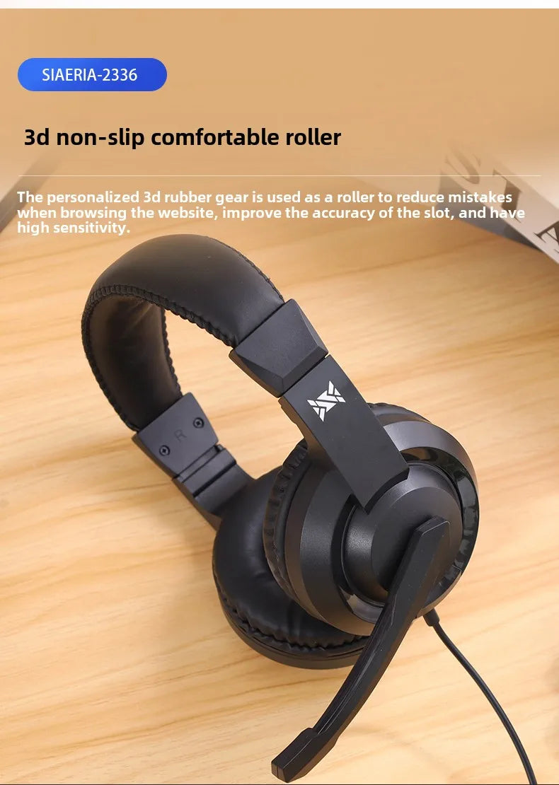 XIAOKOA Wired Over-Ear Headphones