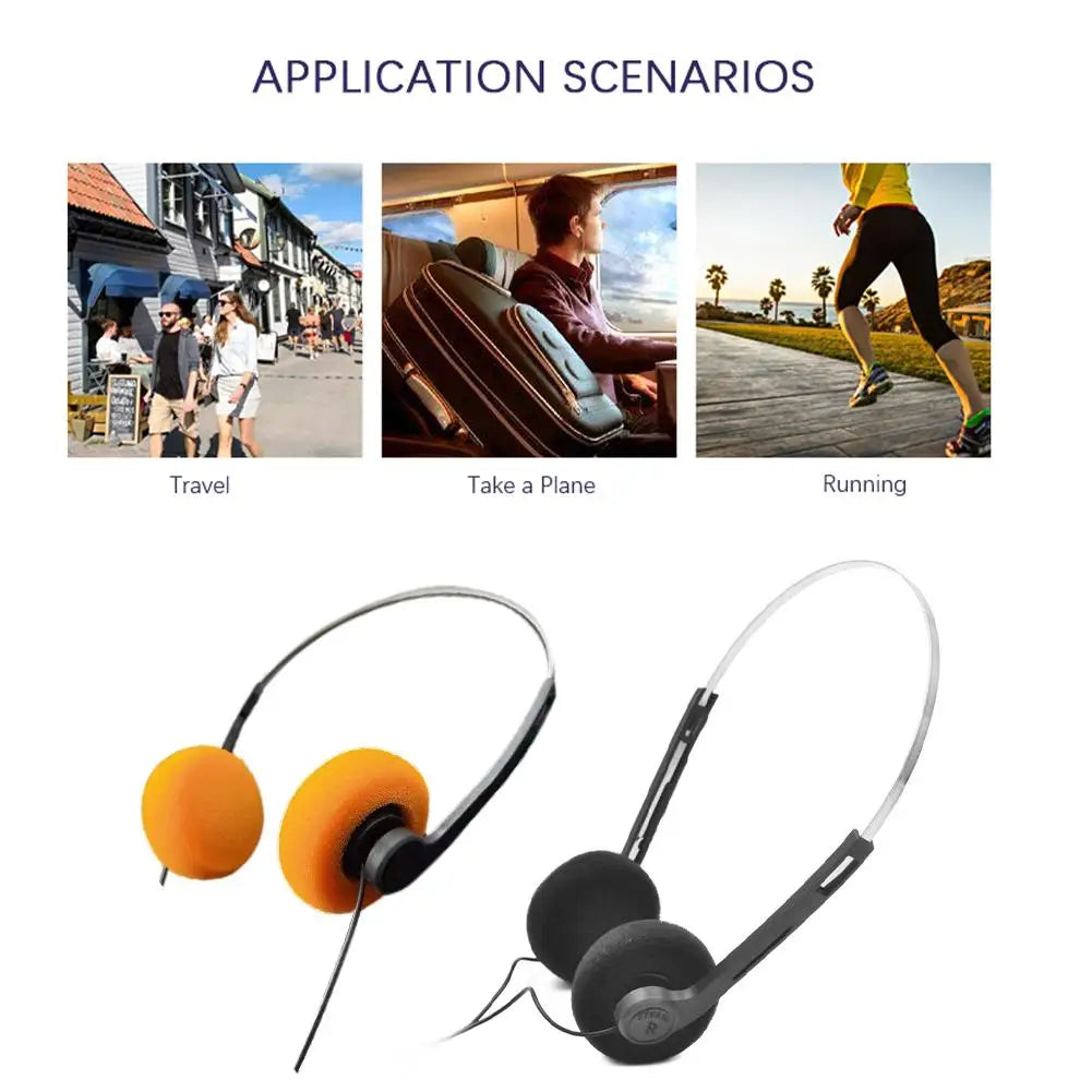 CUJMH Over-Ear Wired Headphones with Active Noise Cancellation & Balanced Armature Sound