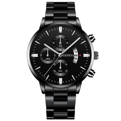 GAIETY Round Alloy Quartz Watch