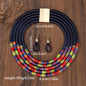 Trendy African Multi-Layer Woven Jewelry Set