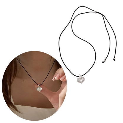 Black Rope Collarbone Chain for Women