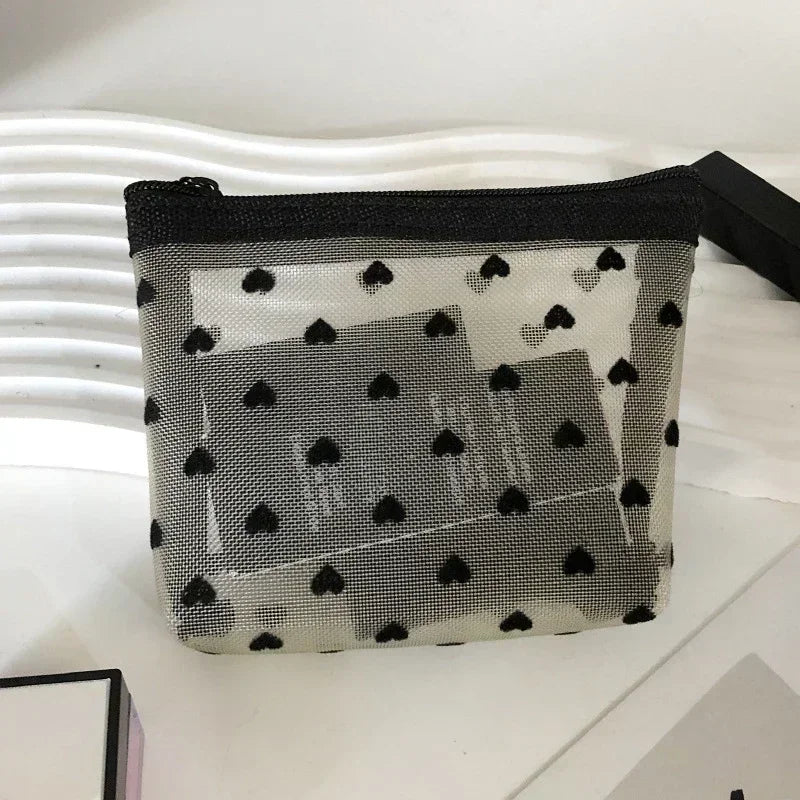 Clear Mesh Cosmetic Bag