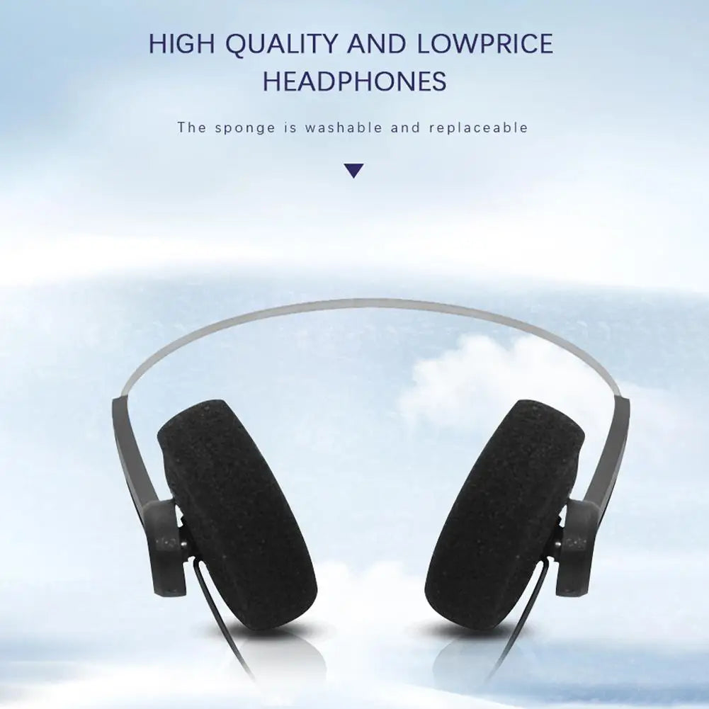 CUJMH Over-Ear Wired Headphones with Active Noise Cancellation & Balanced Armature Sound