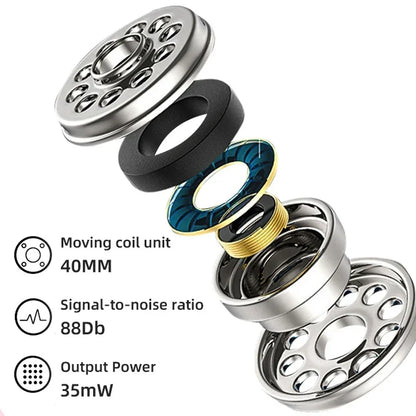 Ucasevew Wireless Bluetooth In-Ear Headphones with Active Noise Cancellation & Volume Control