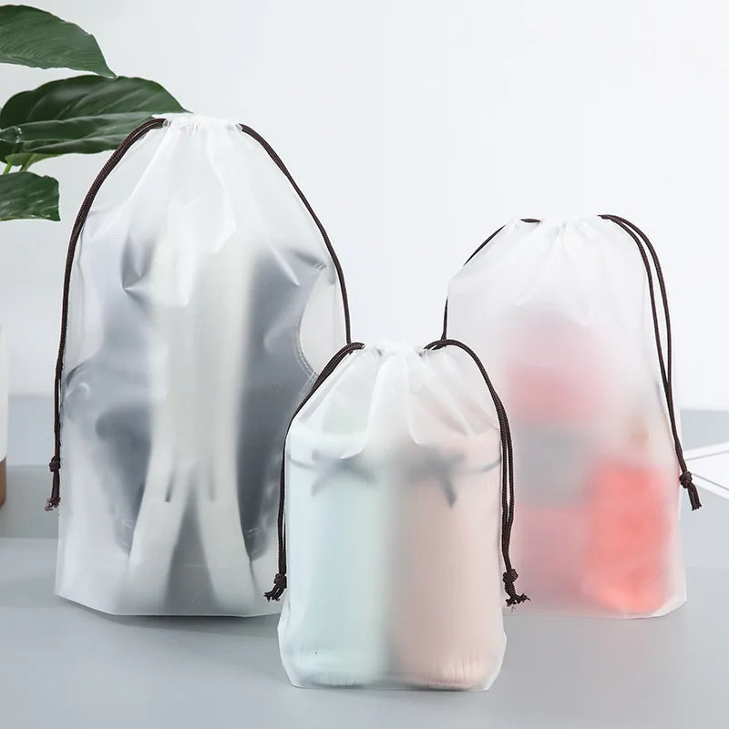 Cute Cartoon Transparent Travel Cosmetic Bag