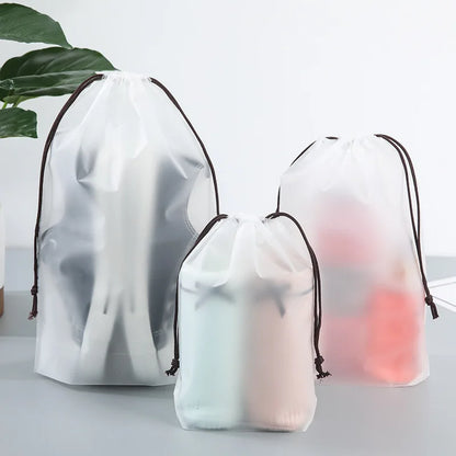 Cute Cartoon Transparent Travel Cosmetic Bag