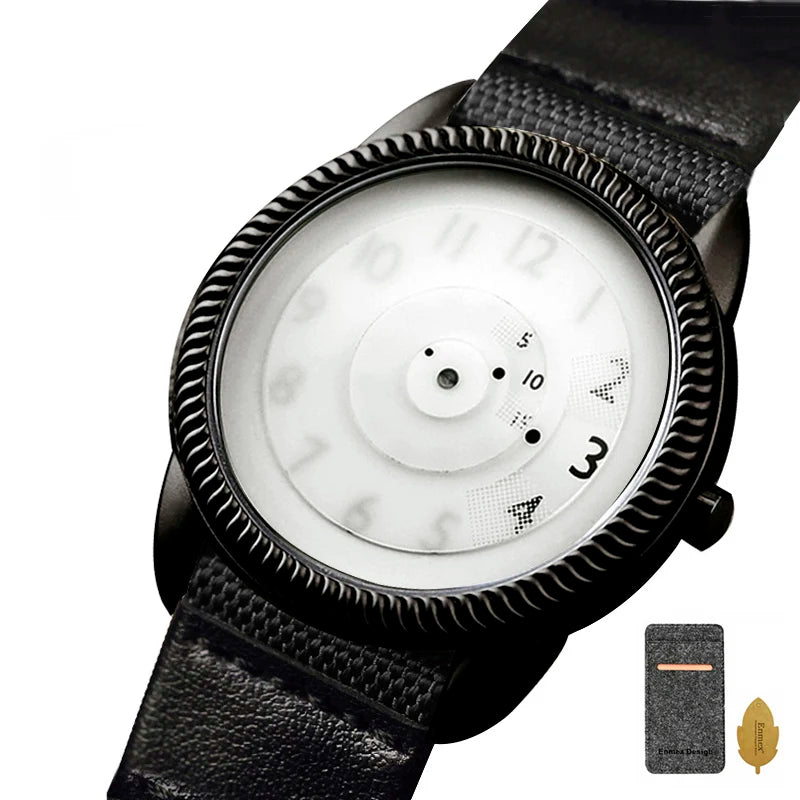 Enmex Casual Canvas Strap Watch