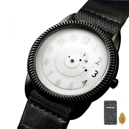 Enmex Casual Canvas Strap Watch