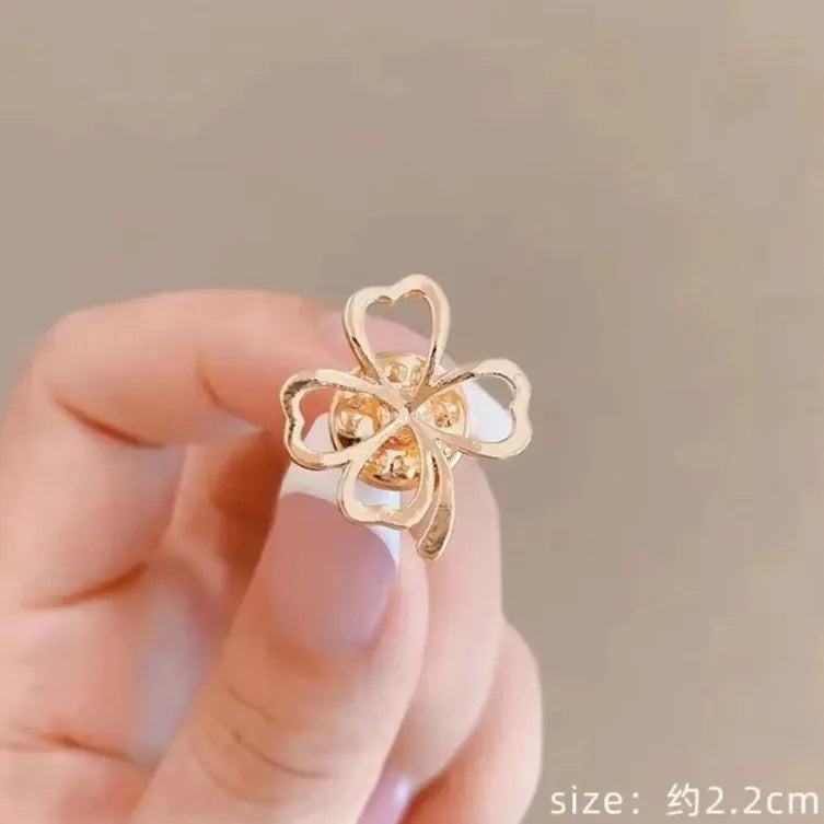 Fashion Flower & Bow Brooch Set