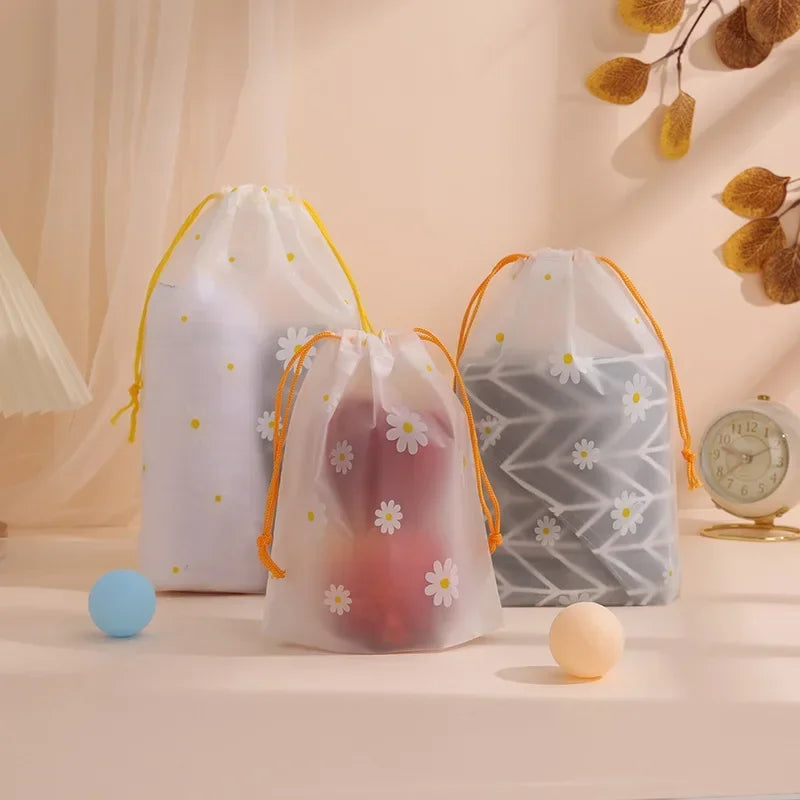 Cute Cartoon Transparent Travel Cosmetic Bag