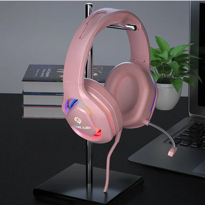 EOENKK Wired USB Gaming Headphones