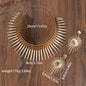 Bold Gold Choker & Earrings Set