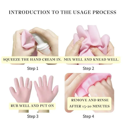 Anti-Slip Silicone Moisturizing Gloves