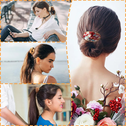 Semicircle Buckle Ponytail Holder