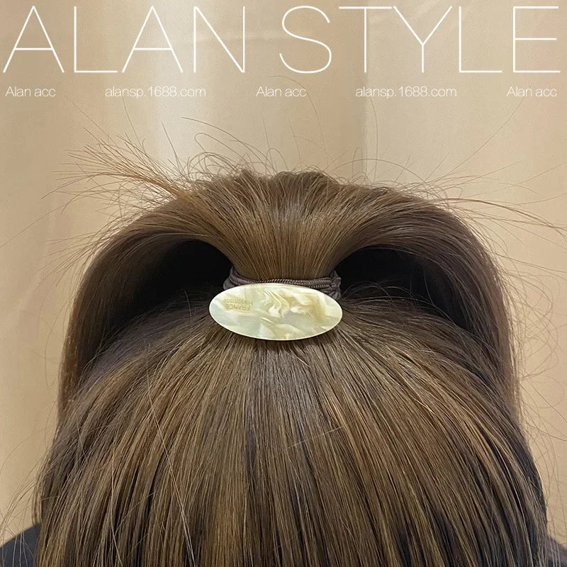 Semicircle Buckle Ponytail Holder