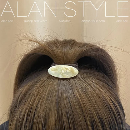 Semicircle Buckle Ponytail Holder