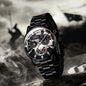 GAIETY Round Alloy Quartz Watch