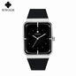 WWOOR Luxury Rectangle Silicone Watch
