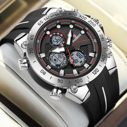 LIGE Dual Display Sports Watch