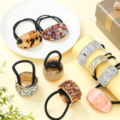 Semicircle Buckle Ponytail Holder