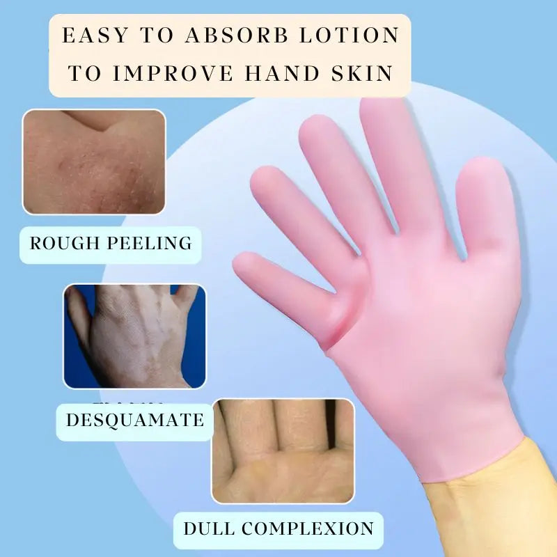 Anti-Slip Silicone Moisturizing Gloves
