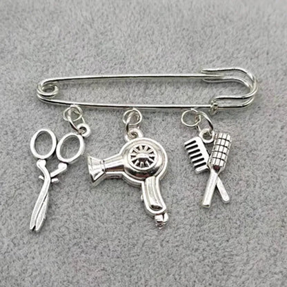 Hair Stylist Brooch