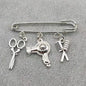 Hair Stylist Brooch