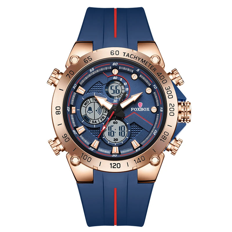 LIGE Dual Display Sports Watch